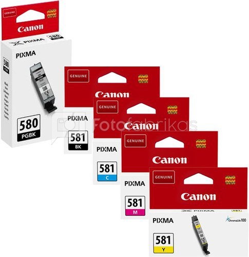 Canon PGI-580/CLI-581 PGBK/C/M/Y/BK Ink Multipack - Accessories