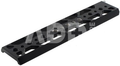 10" lightweight dovetail plate Black version