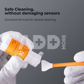 10Pcs Double-Headed Cleaning Stick + 20ML Cleaning Solution