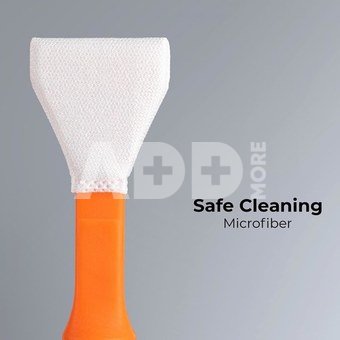 10Pcs Double-Headed Cleaning Stick Set, CMOS APS-C Frame Cleaning Stick 24mm Cleaning Cloth Sticks Set