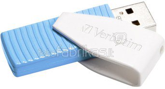10x1 Verbatim Store n Go Swivel 8GB USB 2.0 caribbean blue