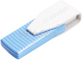 10x1 Verbatim Store n Go Swivel 8GB USB 2.0 caribbean blue