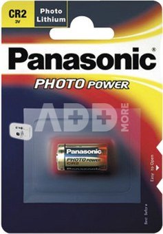 1x100 Panasonic Photo CR-2 PU maitinimo elementai