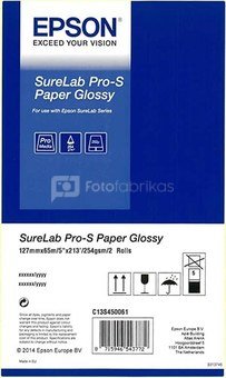 1x2 Epson SureLab Pro-S Paper BP Glossy 127 mm x 65 m 254 g