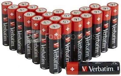 1x24 Verbatim Alkaline battery Mignon AA LR6 49505