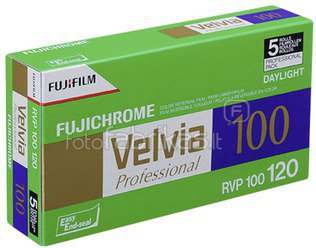 1x5 Fujifilm Velvia 100 120 New