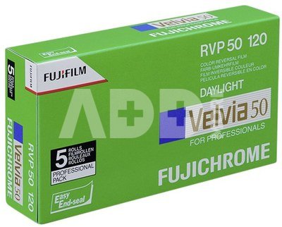 1x5 Fujifilm Velvia 50 120 New
