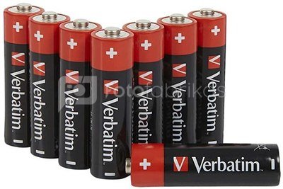 1x8 Verbatim Alkaline battery Mignon AA LR6 49503
