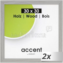 2x1 Nielsen Accent Magic 30x30 Holz grau 9733001