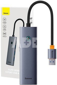 4in1 Hub Baseus UltraJoy USB-A do 4xUSB 3.0 (space grey)