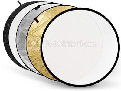 5 in 1 Gold, Silver, Black, White, Translucent 110cm