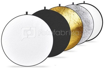 Caruba 5 in 1 Gold, Silver, Black, White, Translucent   56cm