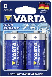 50x2 Varta High Energy Mono D LR 20 DE-Version VPE Masterkart.
