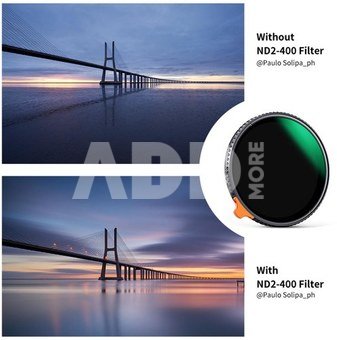 52mm Variable ND Filter ND2-ND400 (9 Stop)