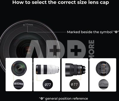 67mm Camera Center Pinch Lens Cap