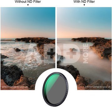 67mm, ND3-1000, ultra-thin variable ND, Waterproof, Green Coated
