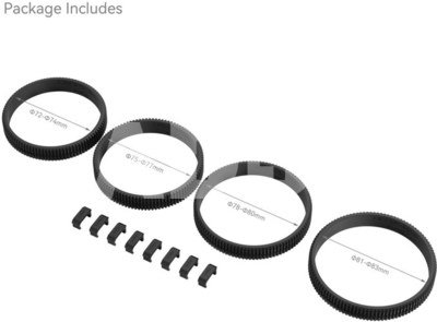 72-74mm / 75-77mm / 78-80mm / 81-83mm Seamless Focus Gear Ring Kit 4187