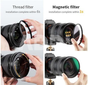 72mm Magnetic Black Mist Filter 1/4 Special Effects Filter