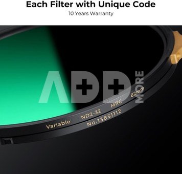 72mm MCUV Filter, HD Ultra-Thin Copper Frame, 36-Layer Anti-Reflection Green Film, Nano-X PRO Series