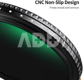 72mm Variable ND Filter ND2-ND400 (9 Stop)