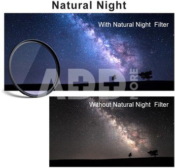 82mm XK44 Natural Night Filter, HD, Waterproof, Anti Scratch, Green Coated