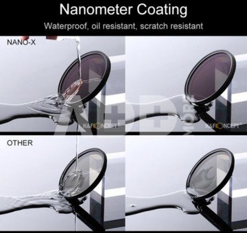 82mm XV38 Nano-X Variable/Fader ND Filter, ND2~ND32, W/O black
