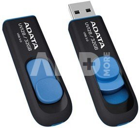 A-DATA DashDrive UV128 16GB Black+Blue USB 3.0 Flash Drive, Retail