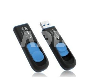 A-DATA DashDrive UV128 32GB Black+Blue USB 3.0 Flash Drive, Retail