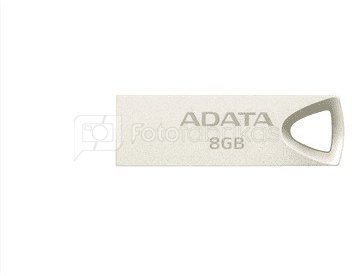 A-DATA FlashDrive AUV210 8GB Metal Golden USB 2.0 Flash Drive, Retail