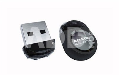 A-DATA Miniature AUD310 32GB Black USB 2.0 Flash Drive