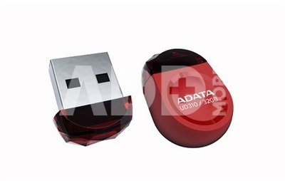 A-DATA Miniature AUD310 8GB Red USB 2.0 Flash Drive