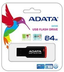 A-Data UV140 64 GB, USB 3.0, Black/Red