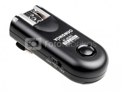A set of two Yongnuo RF603C II flash triggers with a C3 for Canon cable