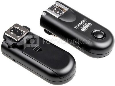 A set of two Yongnuo RF603N II flash triggers with an N3 for Nikon cable
