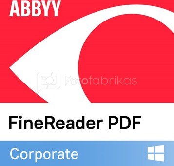 ABBYY FineReader PDF Corporate, Volume License (per Seat), Subscription 3 years, 26 - 50 Licenses