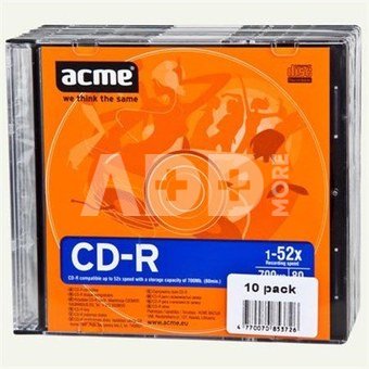 ACME CD-R 80/700MB 52X 10pack slim box