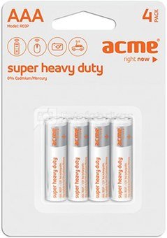ACME R03 Super Heavy Duty Batteries AAA/4pcs Acme