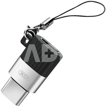 Adapter micro USB do USB-C XO NB149-A (black)