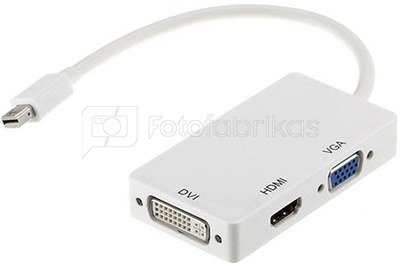 Адаптер mini DisplayPort б HDMI, DVI, VGA