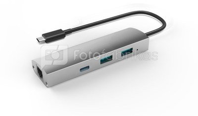 Адаптер USB 3.1 to 2-Port USB3.0 HUB + 1-Port USB3.1 with Gigabit Ethernet
