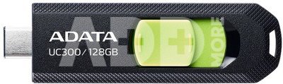 ADATA FlashDrive UC300 128 GB, USB 3.2 Gen 1, Black/Green