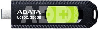 ADATA FlashDrive UC300 256 GB, USB 3.2 Gen 1, Black/Green