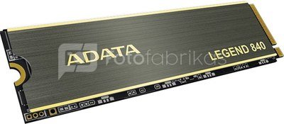 ADATA LEGEND 840 1000 GB, SSD form factor M.2 2280, SSD interface PCIe Gen4x4, Write speed 4500 MB/s, Read speed 5000 MB/s