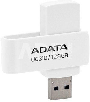 ADATA UC310 128GB USB Flash Drive, White ADATA