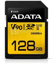 ADATA Premier ONE UHS-II U3 128 GB, SDXC, Flash memory class 10