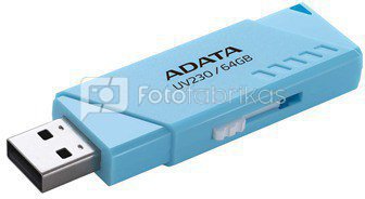 ADATA UV230 64 GB, USB 2.0, Blue