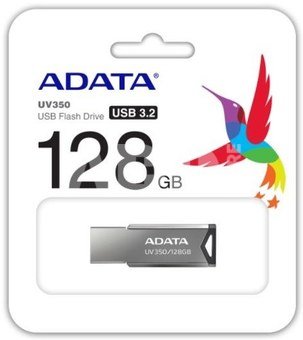 ADATA AUV350 Black 128GB USB Flash Drive, Silver