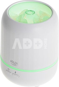 Adler Ultrasonic aroma diffuser 3in1  AD 7968 Ultrasonic, Suitable for rooms up to 25 m², White