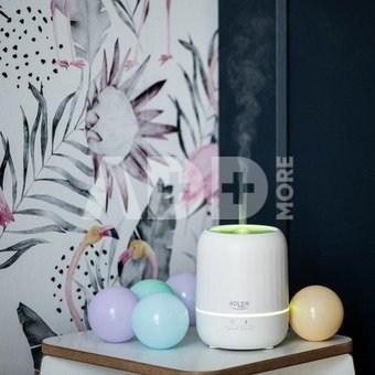Adler Ultrasonic aroma diffuser 3in1  AD 7968 Ultrasonic, Suitable for rooms up to 25 m², White