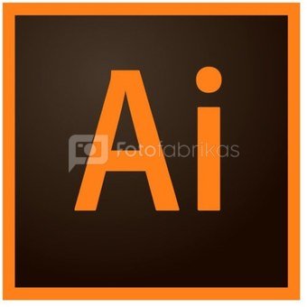 Adobe Illustrator CC Commercial/Government (prenumerata 1 metams)